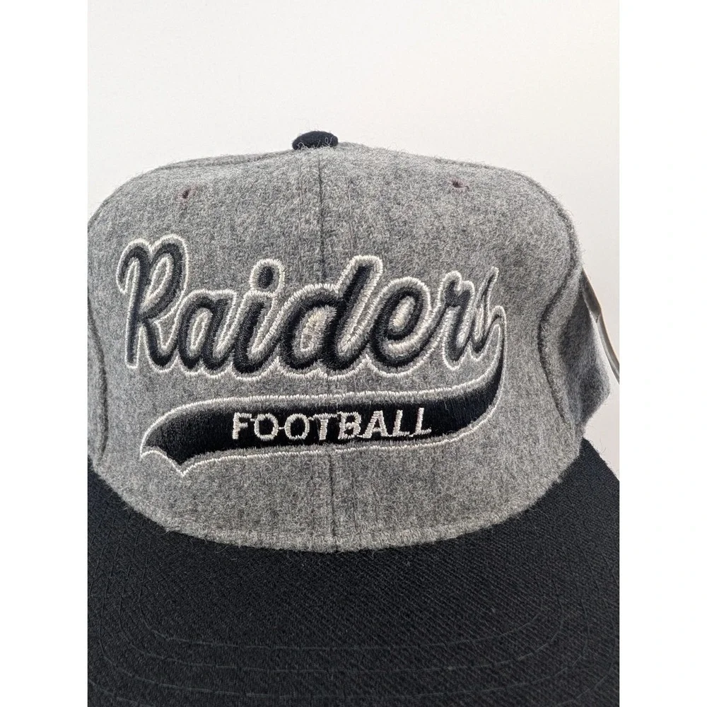 Vintage 90s Starter Los Angeles Oakland Raiders Wool Hat with Tags Broken Snap